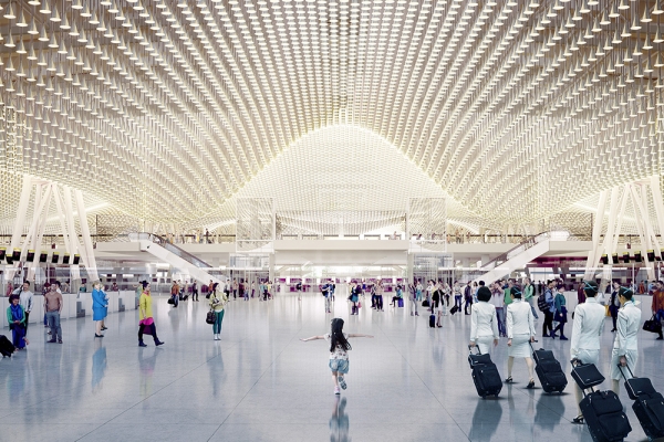 建築爵士理查.羅傑斯在台灣(三):讓桃園機場繽紛花開
