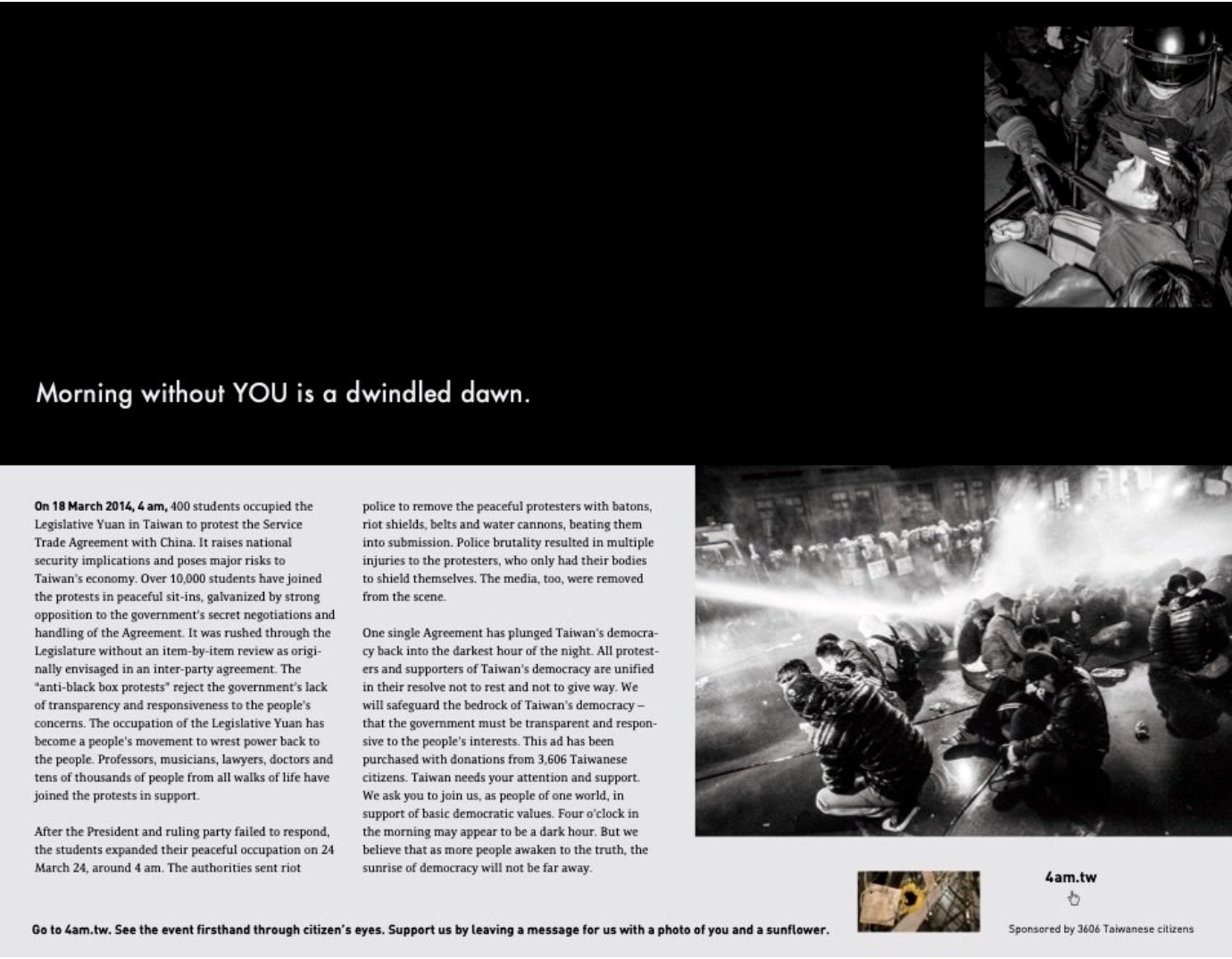 譚德塞,台灣寫給世界的一封信